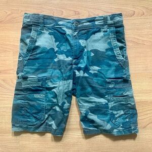 Boys Camouflage Cargo Shorts